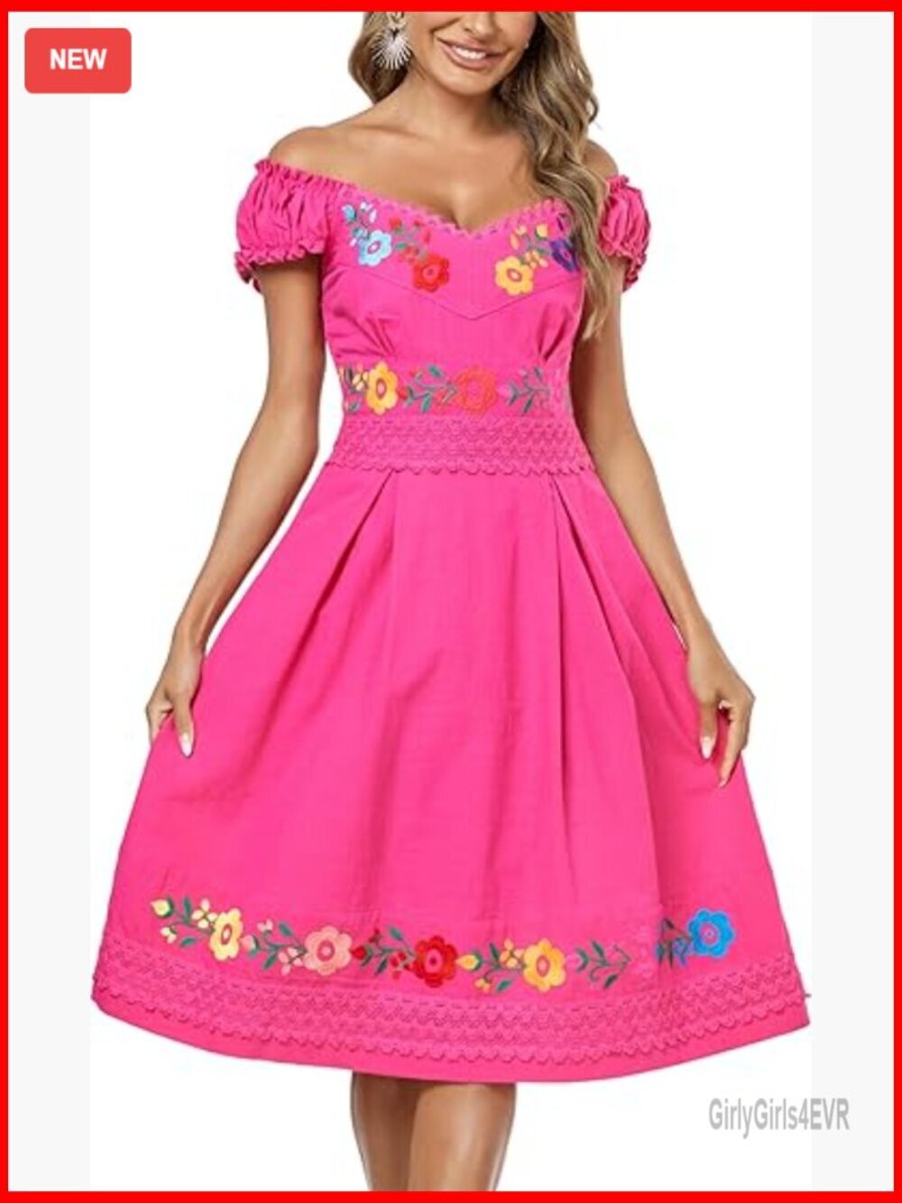 Women's Embroidered Lace Party Maxi Dress Bohemian